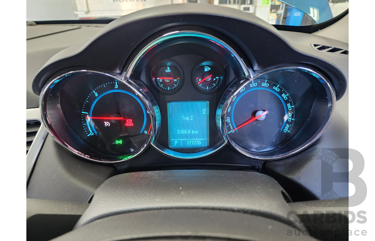 4/2012 Holden Cruze CDX JH MY12 5d Hatchback Blue 2.0L