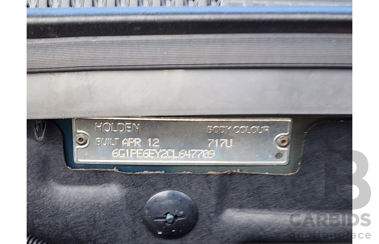 4/2012 Holden Cruze CDX JH MY12 5d Hatchback Blue 2.0L