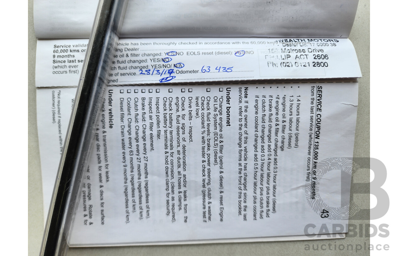 4/2012 Holden Cruze CDX JH MY12 5d Hatchback Blue 2.0L