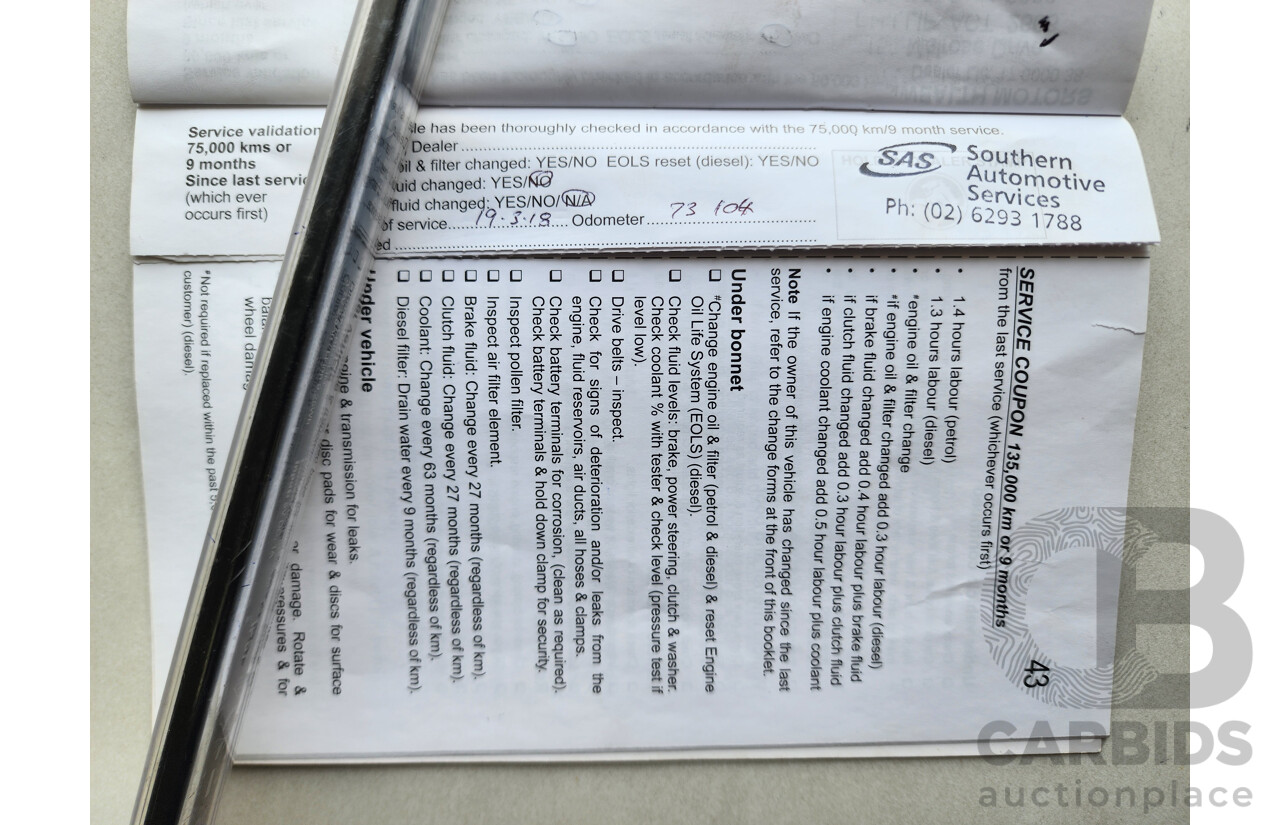 4/2012 Holden Cruze CDX JH MY12 5d Hatchback Blue 2.0L