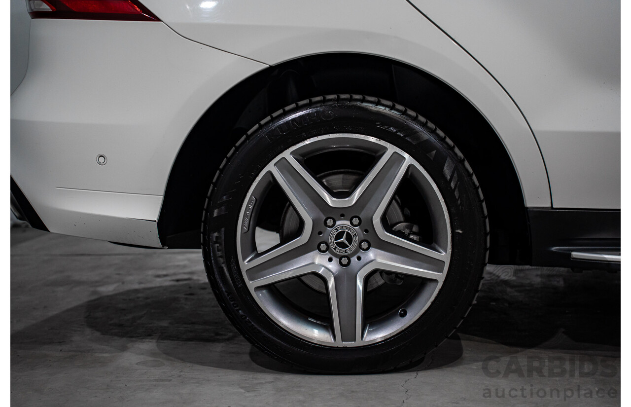02/2018 Mercedes-Benz GLE 250d 4Matic (AWD) 166 MY17.5 4D Wagon Polar White Turbo Diesel 2.1L