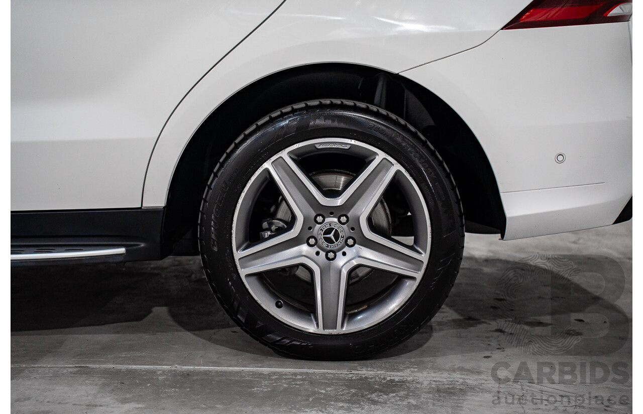 02/2018 Mercedes-Benz GLE 250d 4Matic (AWD) 166 MY17.5 4D Wagon Polar White Turbo Diesel 2.1L