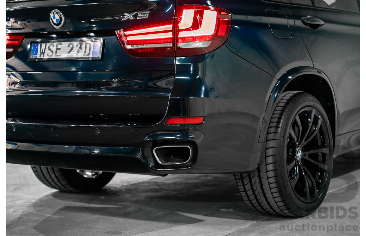 11/2017 BMW X5 sDrive25d M Sport (RWD) F15 MY16 4d Wagon Carbon Black Metallic Turbo Diesel 2.0L
