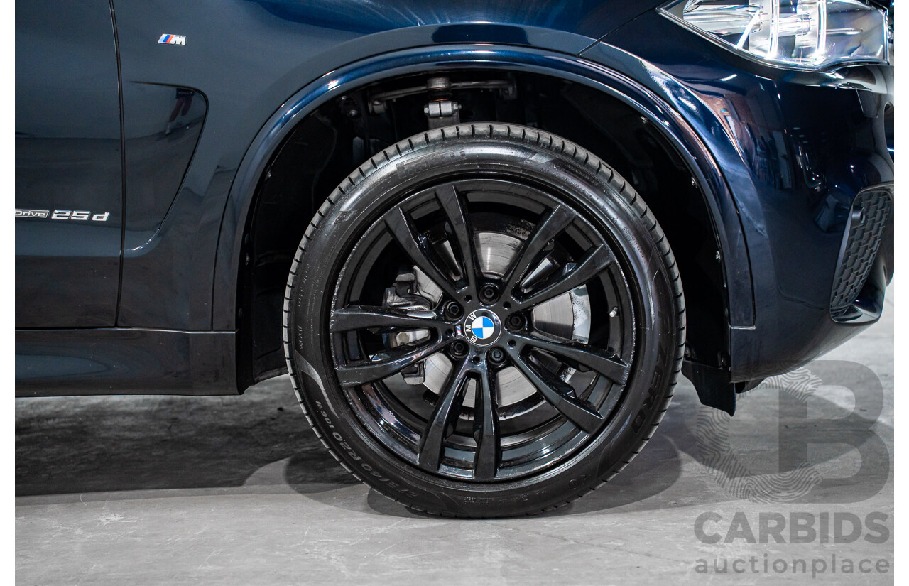 11/2017 BMW X5 sDrive25d M Sport (RWD) F15 MY16 4d Wagon Carbon Black Metallic Turbo Diesel 2.0L