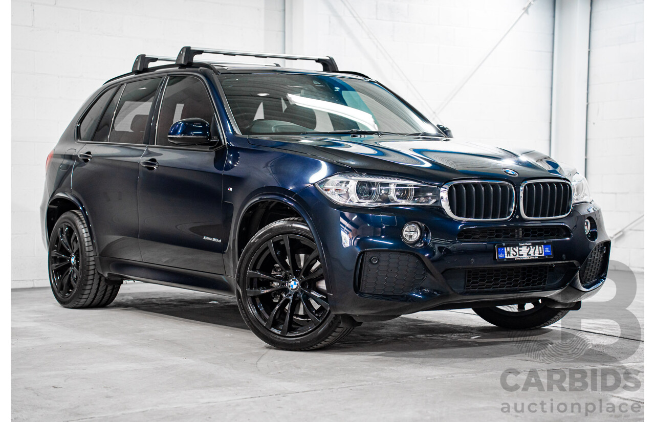 11/2017 BMW X5 sDrive25d M Sport (RWD) F15 MY16 4d Wagon Carbon Black Metallic Turbo Diesel 2.0L