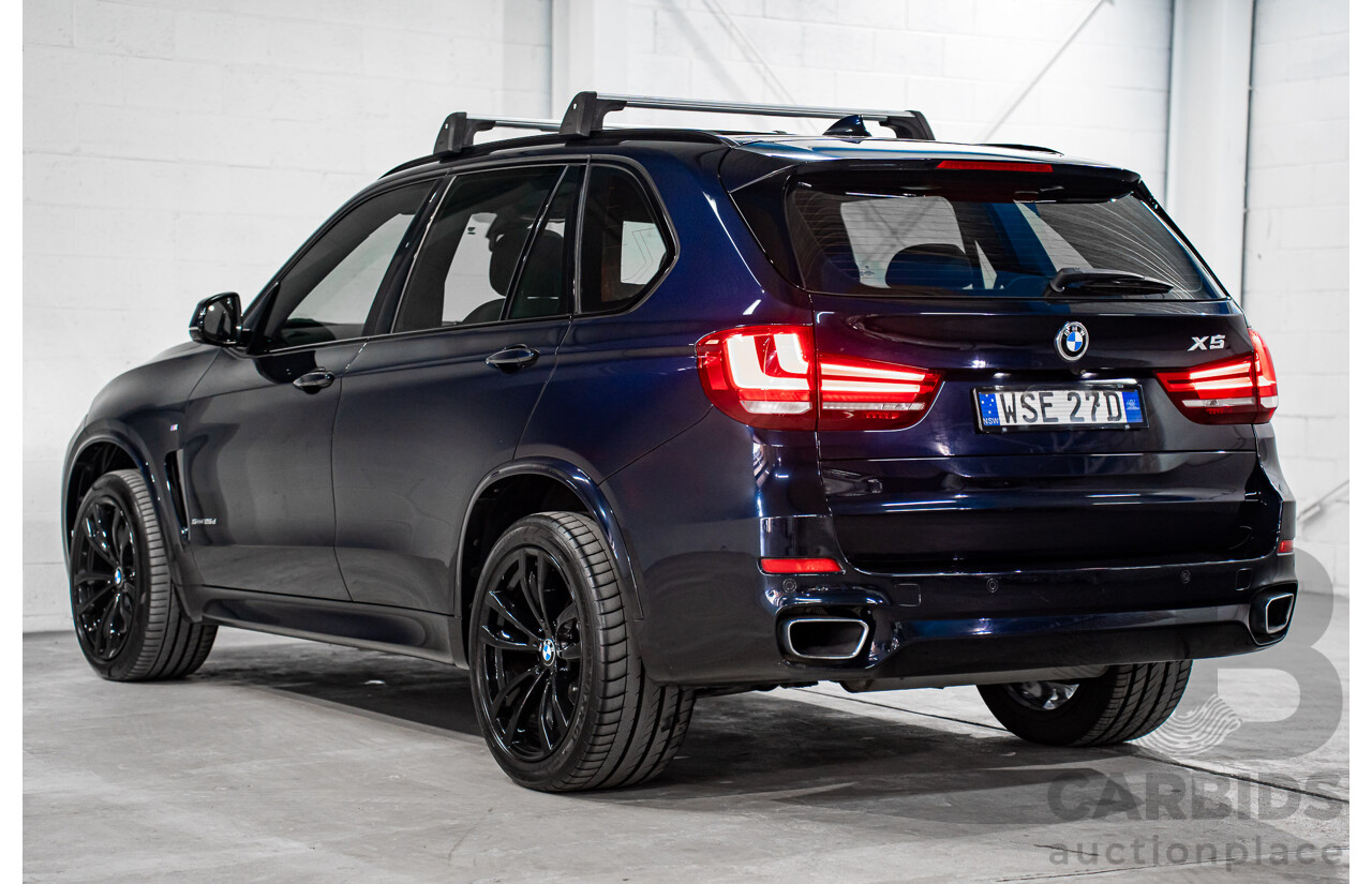 11/2017 BMW X5 sDrive25d M Sport (RWD) F15 MY16 4d Wagon Carbon Black Metallic Turbo Diesel 2.0L