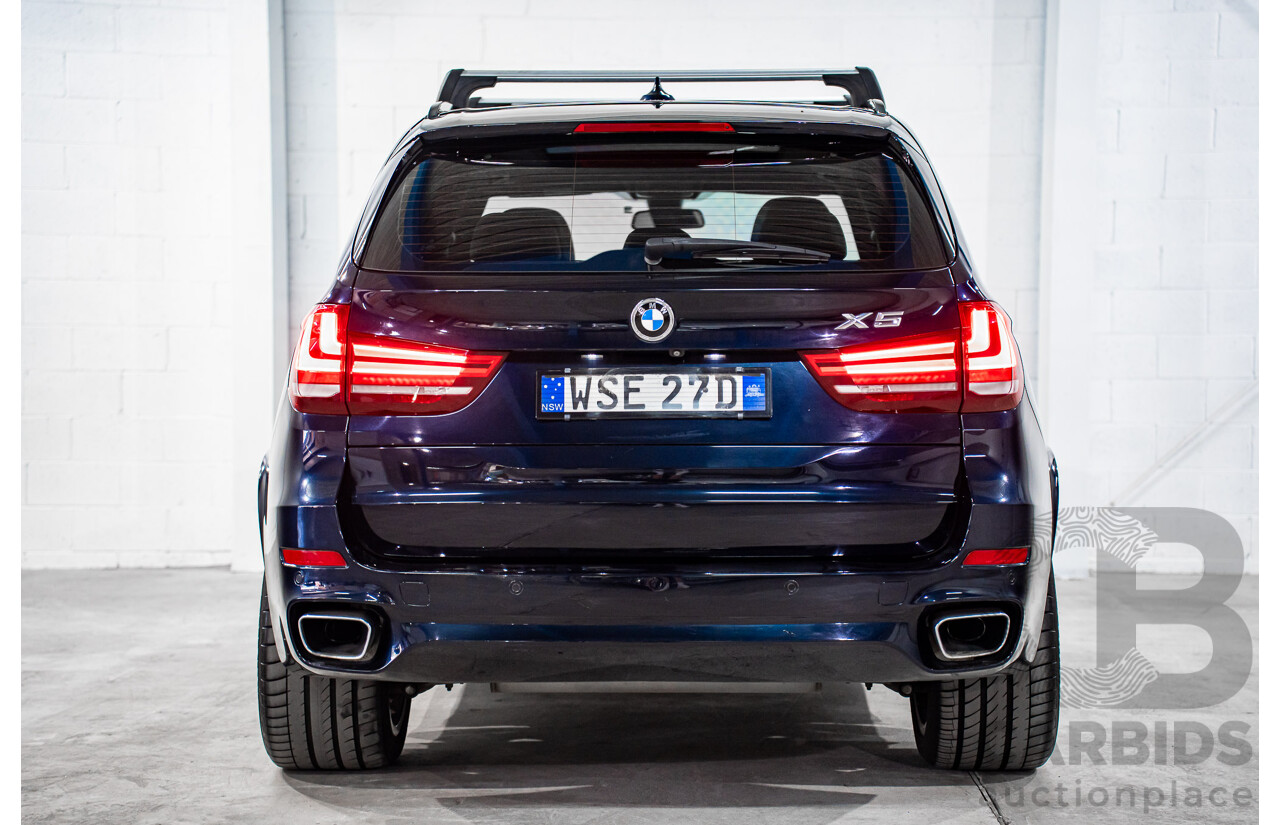 11/2017 BMW X5 sDrive25d M Sport (RWD) F15 MY16 4d Wagon Carbon Black Metallic Turbo Diesel 2.0L