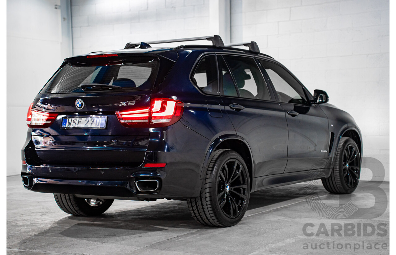 11/2017 BMW X5 sDrive25d M Sport (RWD) F15 MY16 4d Wagon Carbon Black Metallic Turbo Diesel 2.0L