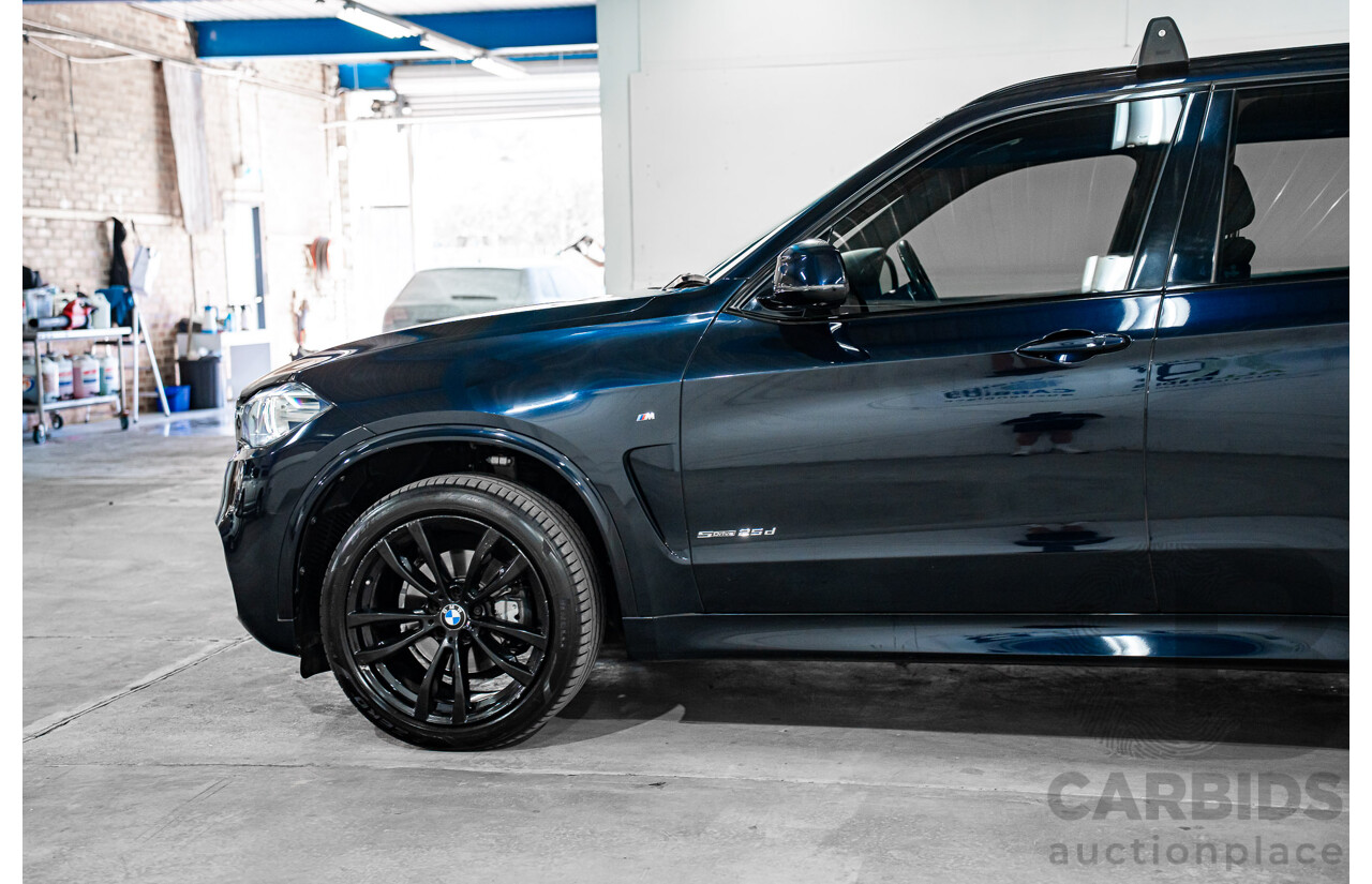 11/2017 BMW X5 sDrive25d M Sport (RWD) F15 MY16 4d Wagon Carbon Black Metallic Turbo Diesel 2.0L