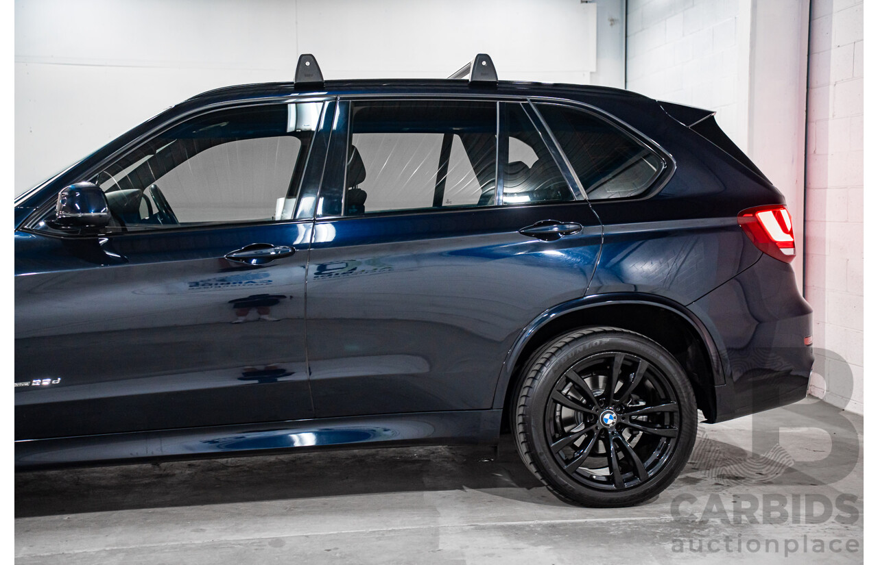 11/2017 BMW X5 sDrive25d M Sport (RWD) F15 MY16 4d Wagon Carbon Black Metallic Turbo Diesel 2.0L