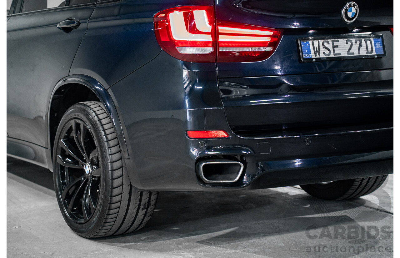 11/2017 BMW X5 sDrive25d M Sport (RWD) F15 MY16 4d Wagon Carbon Black Metallic Turbo Diesel 2.0L
