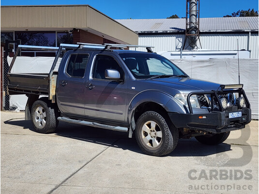 8/2011 Nissan Navara ST (4x4) D40 Dual Cab P/Up Grey 2.5L