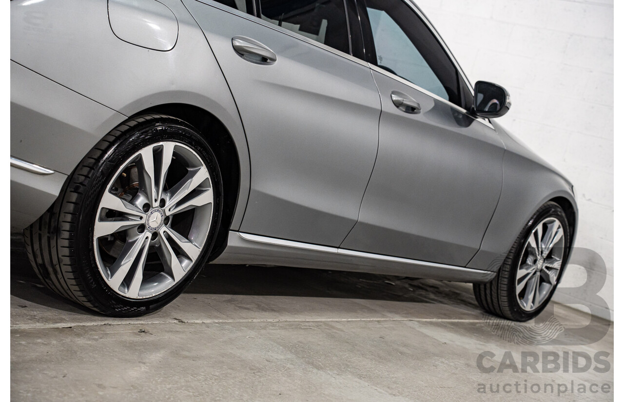 7/2015 Mercedes-Benz C200 Bluetec 205 4d Sedan Palladium Silver Turbo Diesel 1.6L