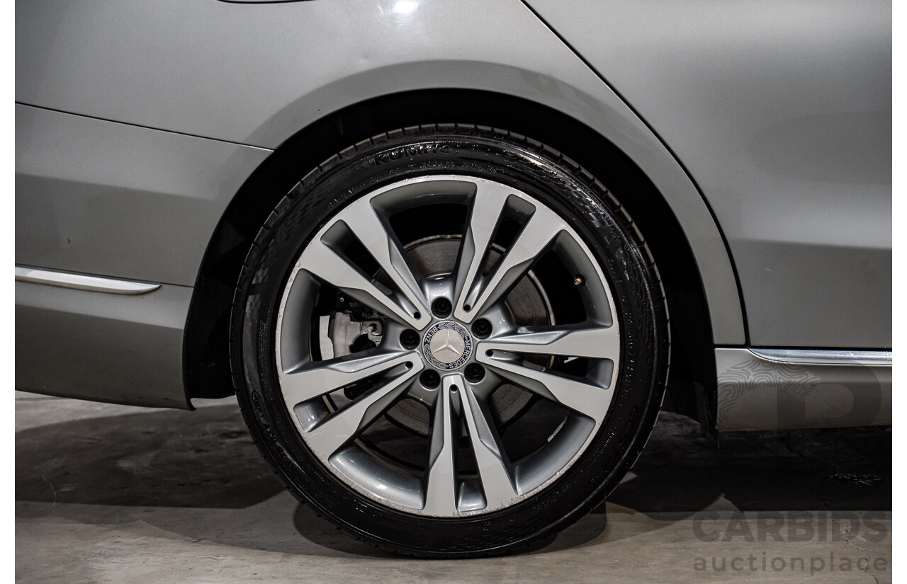 7/2015 Mercedes-Benz C200 Bluetec 205 4d Sedan Palladium Silver Turbo Diesel 1.6L