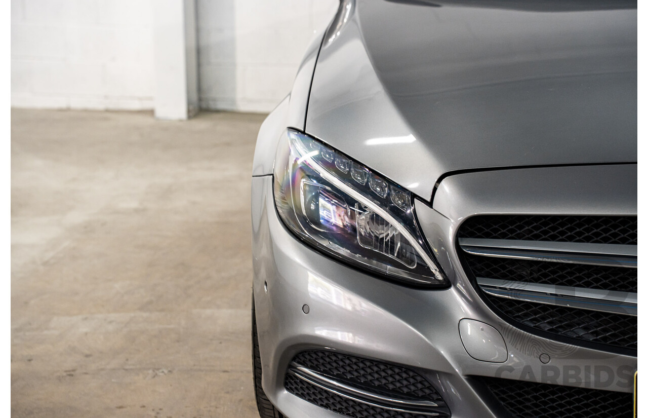 7/2015 Mercedes-Benz C200 Bluetec 205 4d Sedan Palladium Silver Turbo Diesel 1.6L