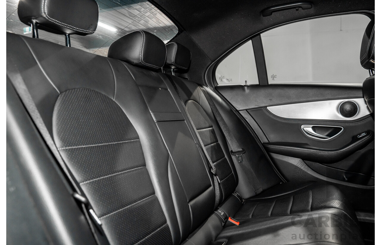 7/2015 Mercedes-Benz C200 Bluetec 205 4d Sedan Palladium Silver Turbo Diesel 1.6L