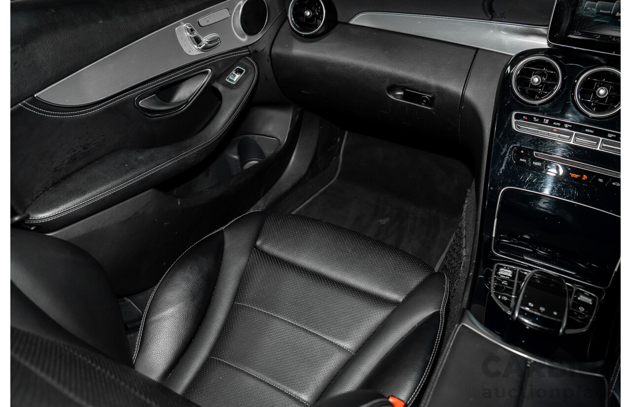 7/2015 Mercedes-Benz C200 Bluetec 205 4d Sedan Palladium Silver Turbo Diesel 1.6L