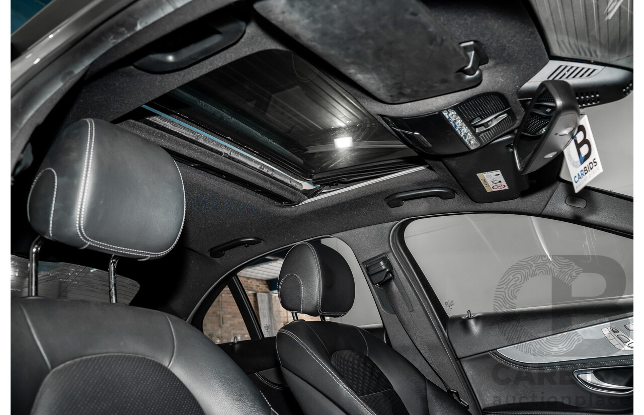 7/2015 Mercedes-Benz C200 Bluetec 205 4d Sedan Palladium Silver Turbo Diesel 1.6L