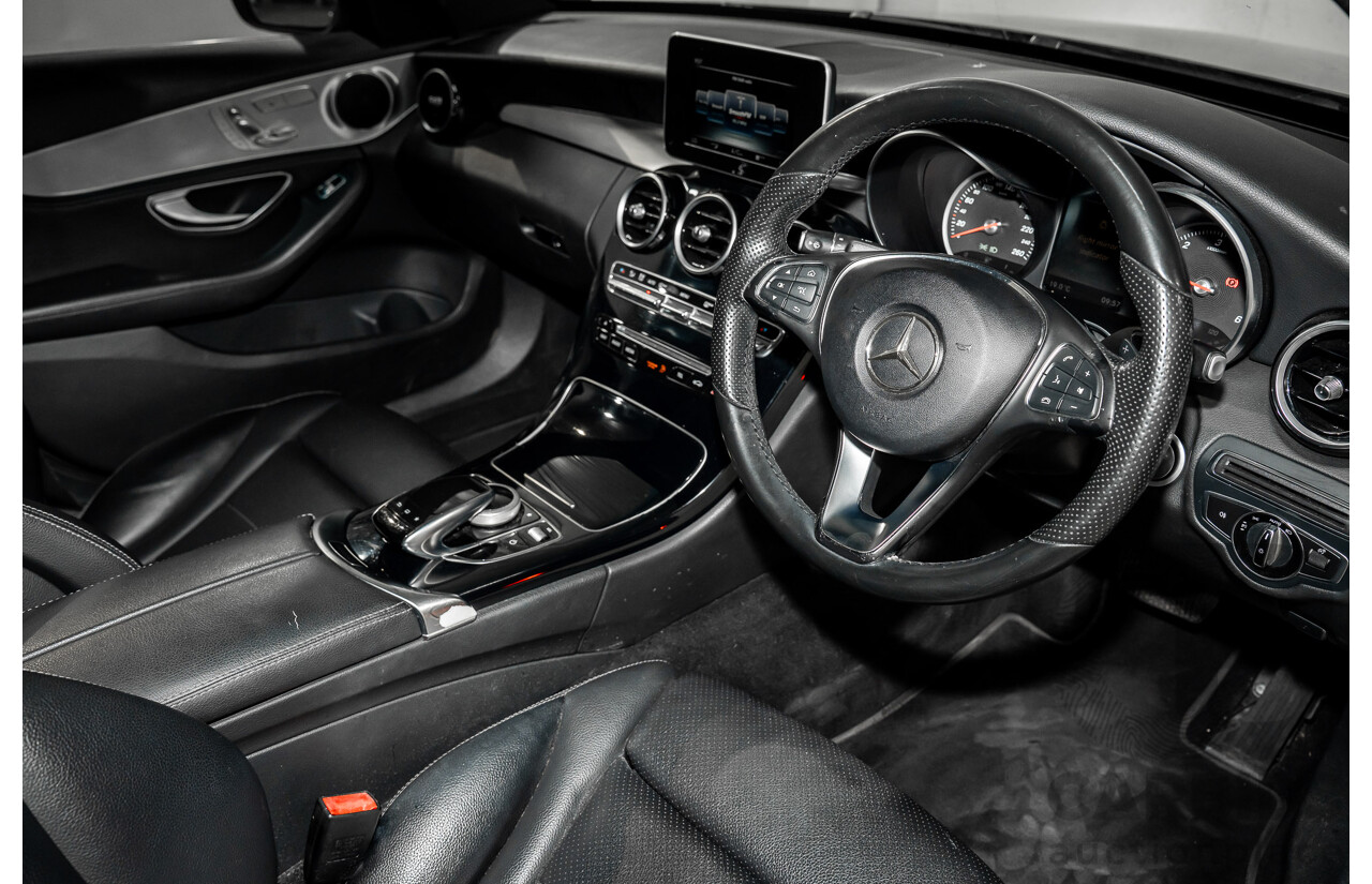 7/2015 Mercedes-Benz C200 Bluetec 205 4d Sedan Palladium Silver Turbo Diesel 1.6L