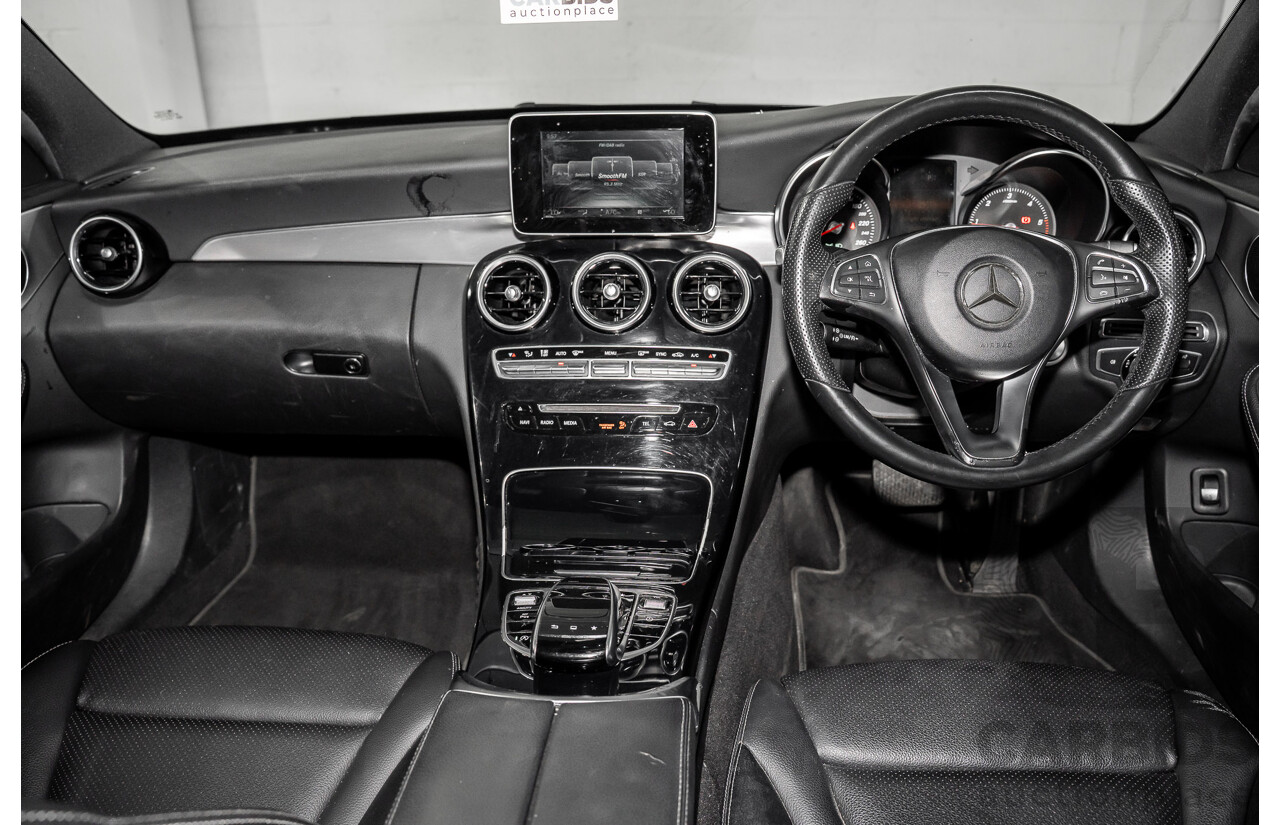 7/2015 Mercedes-Benz C200 Bluetec 205 4d Sedan Palladium Silver Turbo Diesel 1.6L