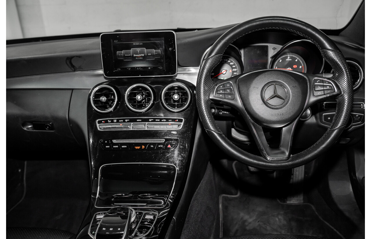 7/2015 Mercedes-Benz C200 Bluetec 205 4d Sedan Palladium Silver Turbo Diesel 1.6L