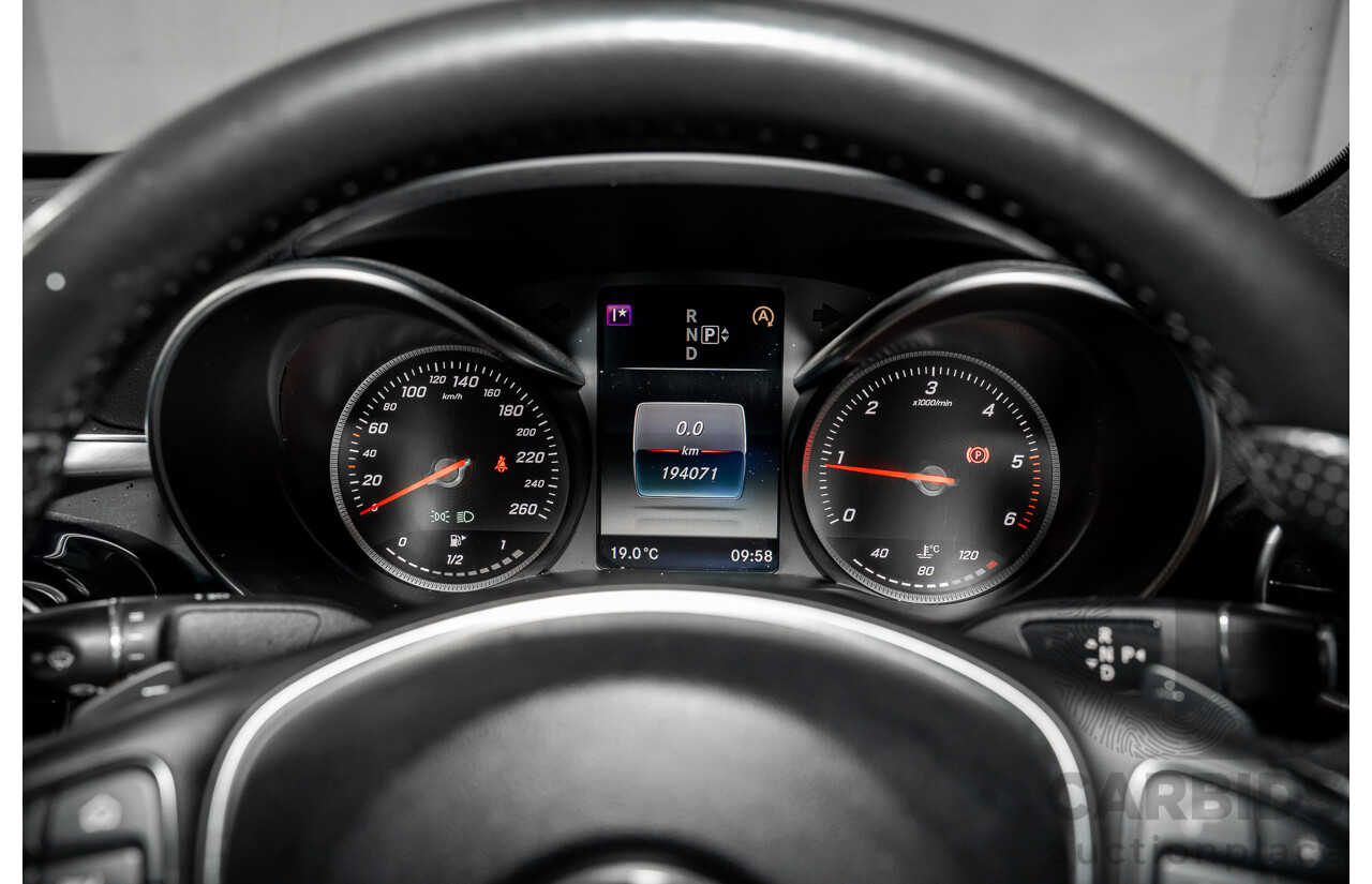 7/2015 Mercedes-Benz C200 Bluetec 205 4d Sedan Palladium Silver Turbo Diesel 1.6L