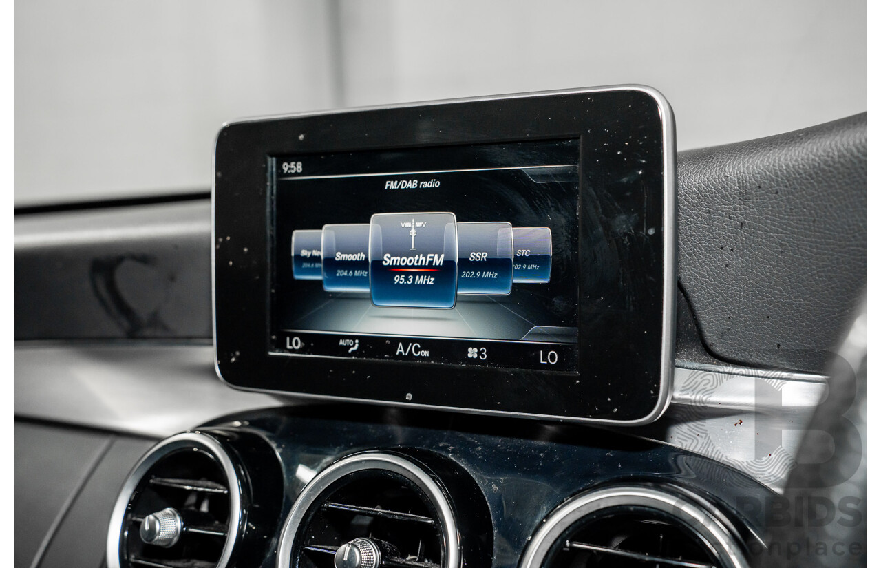 7/2015 Mercedes-Benz C200 Bluetec 205 4d Sedan Palladium Silver Turbo Diesel 1.6L