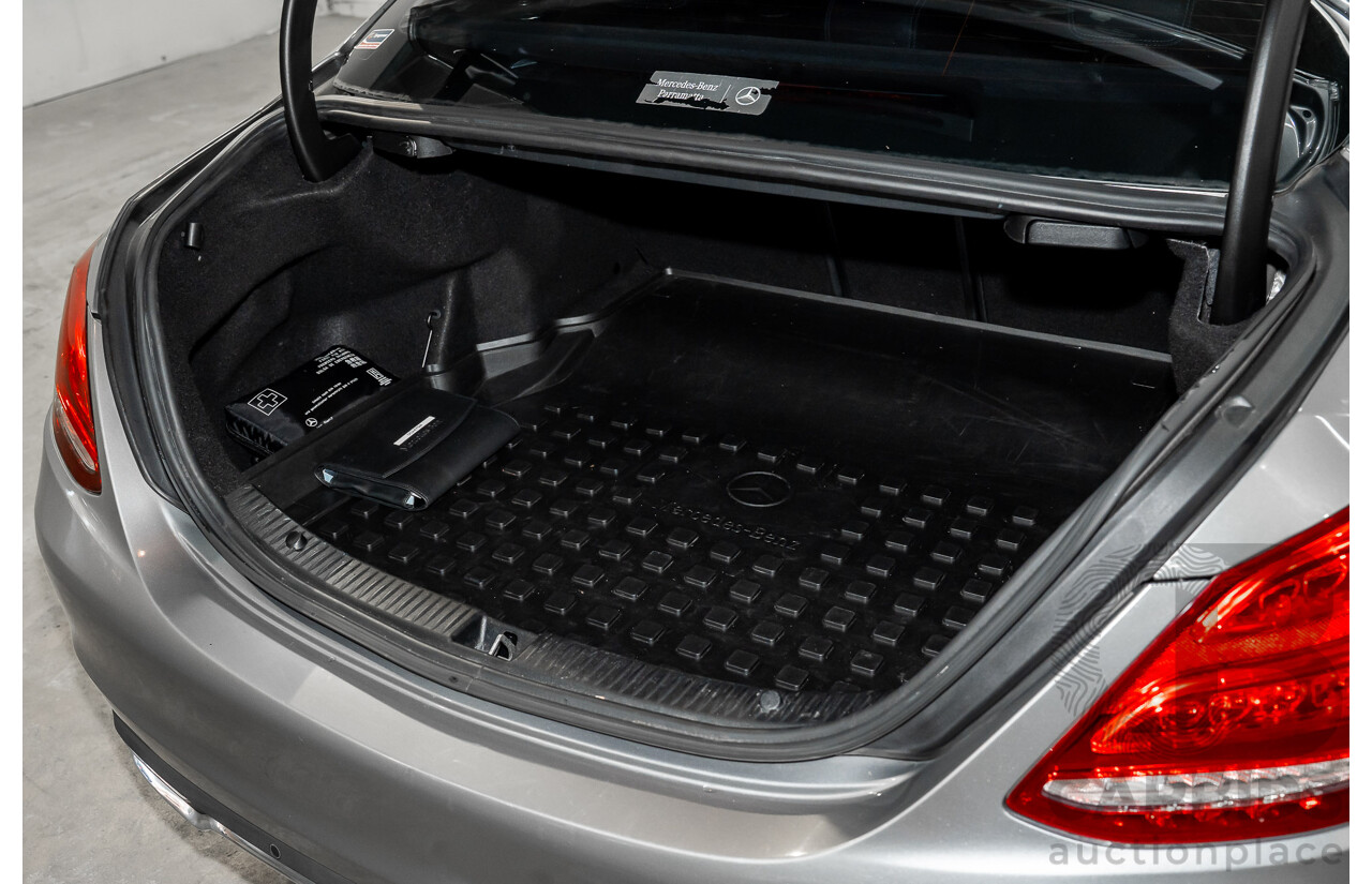 7/2015 Mercedes-Benz C200 Bluetec 205 4d Sedan Palladium Silver Turbo Diesel 1.6L