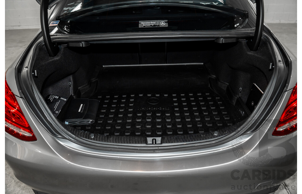 7/2015 Mercedes-Benz C200 Bluetec 205 4d Sedan Palladium Silver Turbo Diesel 1.6L