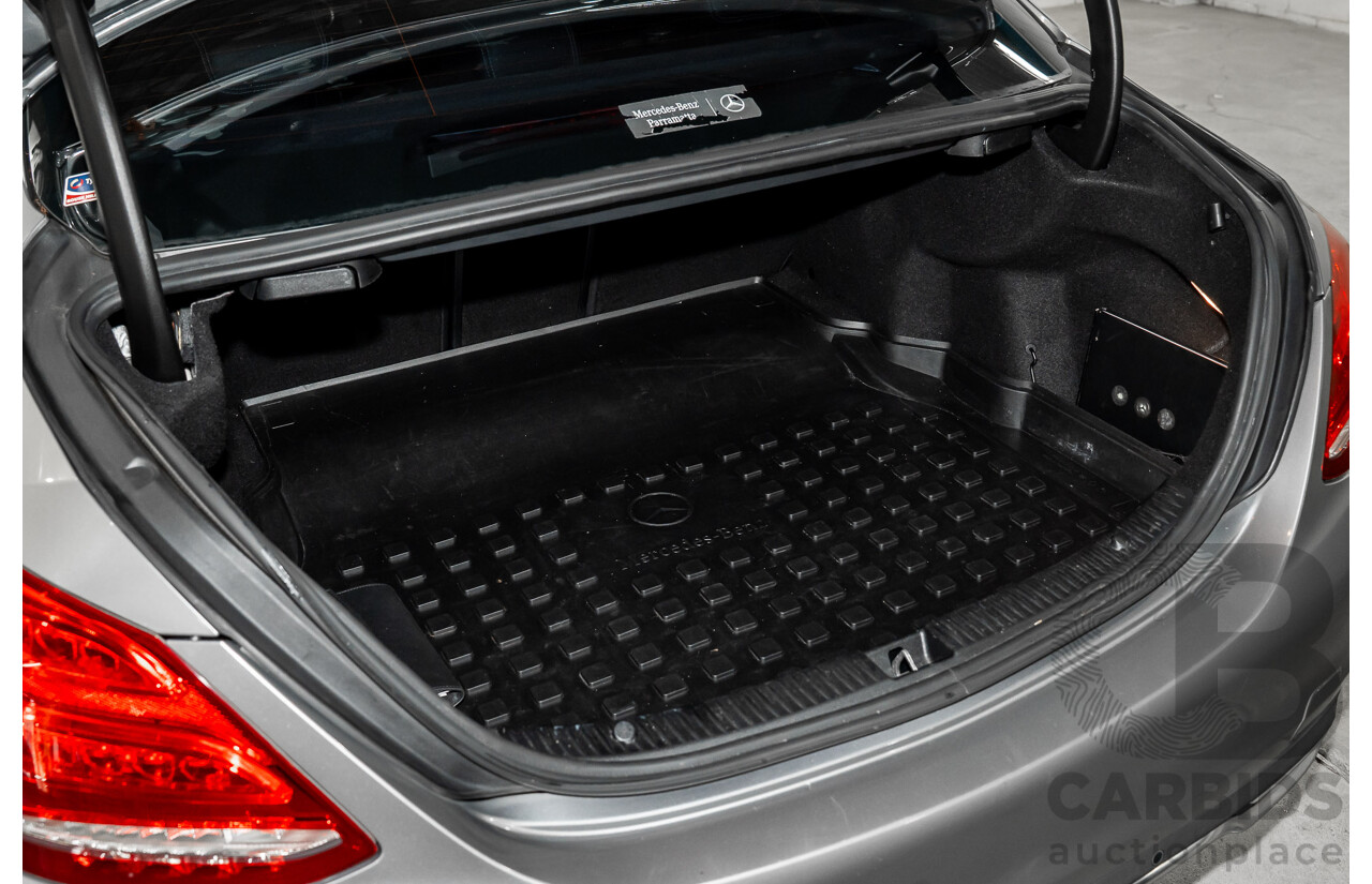 7/2015 Mercedes-Benz C200 Bluetec 205 4d Sedan Palladium Silver Turbo Diesel 1.6L