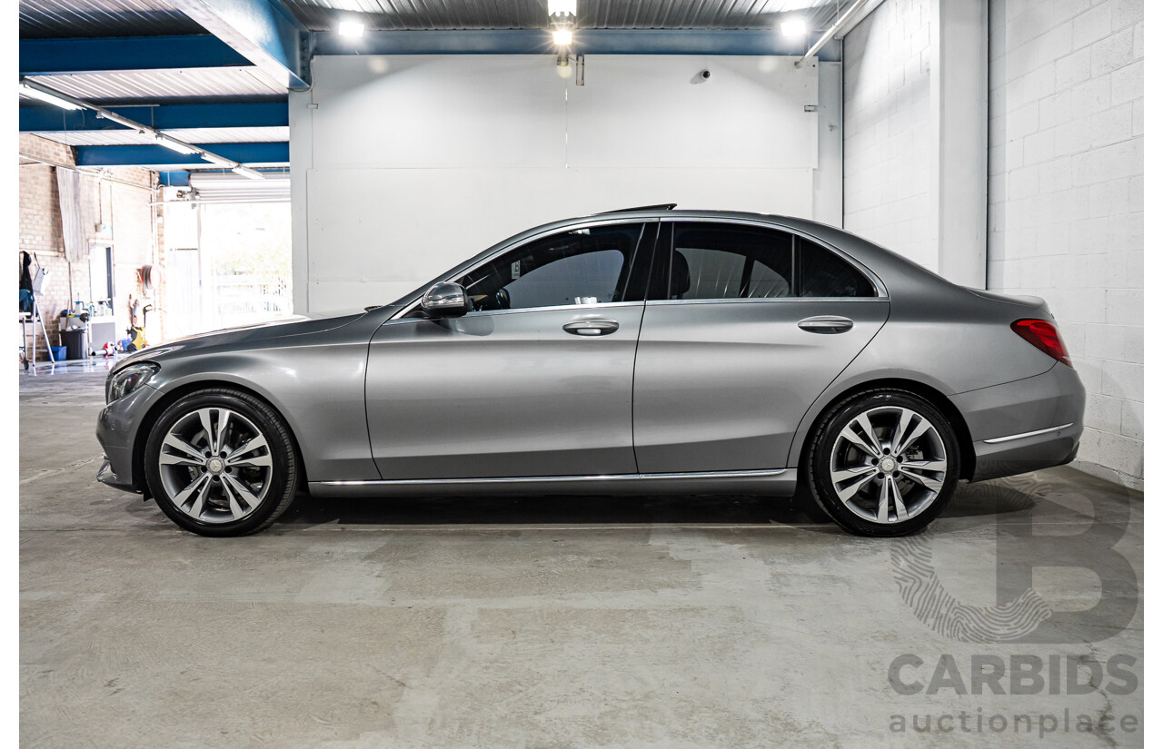 7/2015 Mercedes-Benz C200 Bluetec 205 4d Sedan Palladium Silver Turbo Diesel 1.6L
