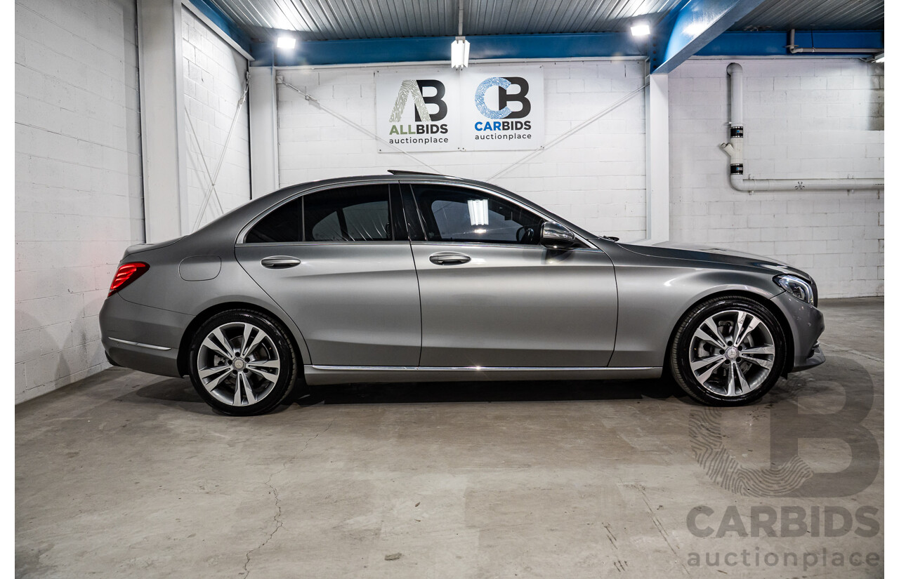 7/2015 Mercedes-Benz C200 Bluetec 205 4d Sedan Palladium Silver Turbo Diesel 1.6L