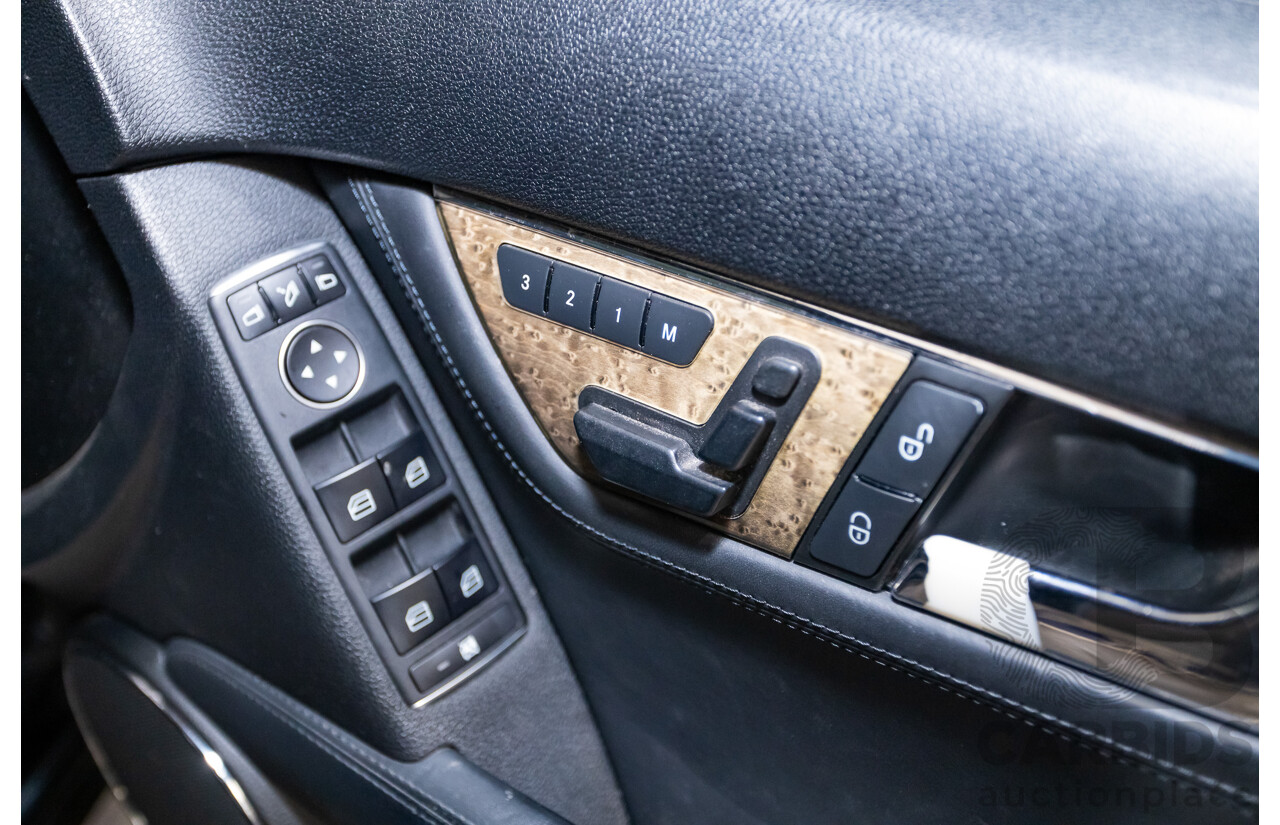 03/2009 Mercedes-Benz C63 AMG W204 4D Sedan Obsidian Black Metallic V8 6.2L