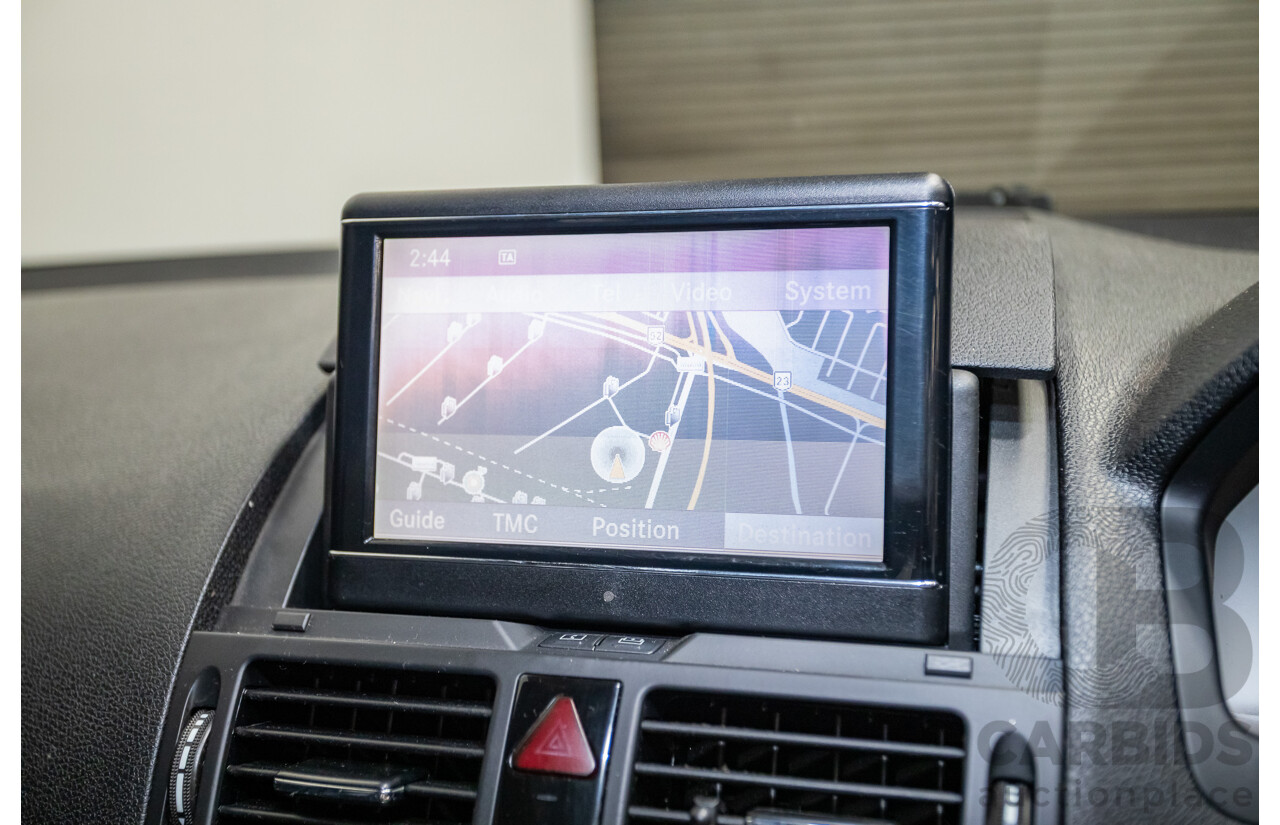 03/2009 Mercedes-Benz C63 AMG W204 4D Sedan Obsidian Black Metallic V8 6.2L