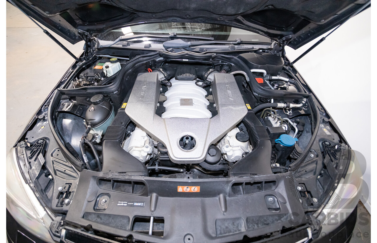 03/2009 Mercedes-Benz C63 AMG W204 4D Sedan Obsidian Black Metallic V8 6.2L