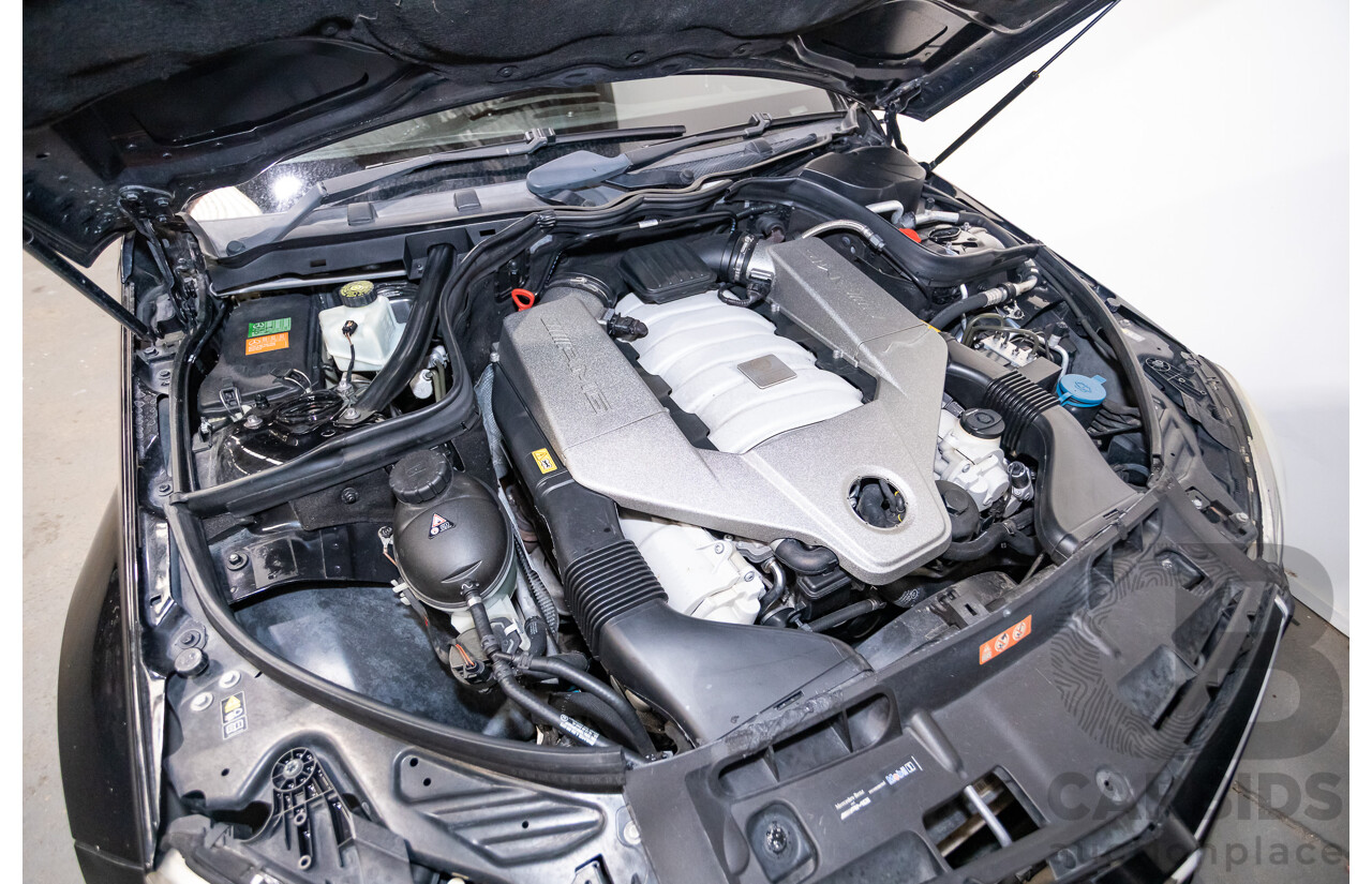 03/2009 Mercedes-Benz C63 AMG W204 4D Sedan Obsidian Black Metallic V8 6.2L