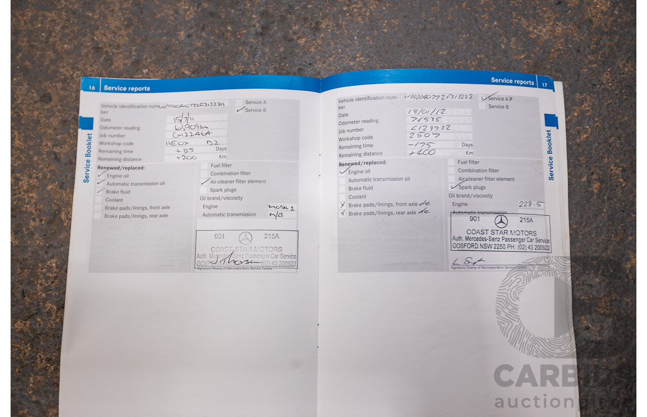 03/2009 Mercedes-Benz C63 AMG W204 4D Sedan Obsidian Black Metallic V8 6.2L