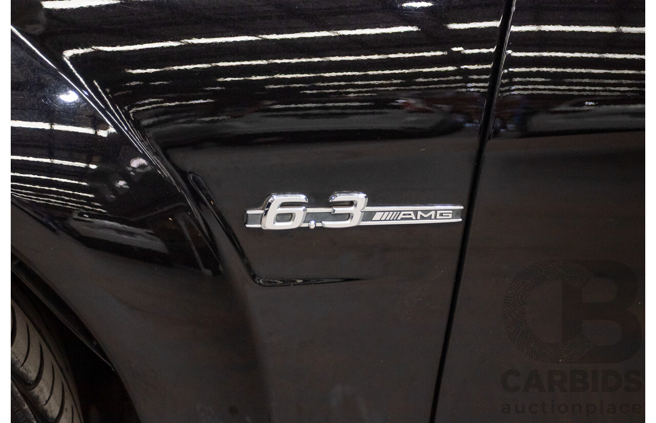 03/2009 Mercedes-Benz C63 AMG W204 4D Sedan Obsidian Black Metallic V8 6.2L