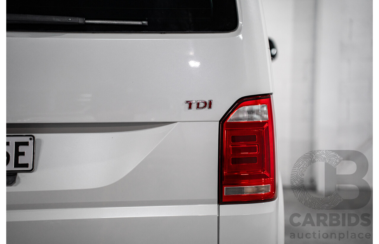 08/2017 Volkswagen Multivan Highline TDI450 (FWD) T6 MY18 4D Wagon Oryx White Pearl Turbo Diesel 2.0L