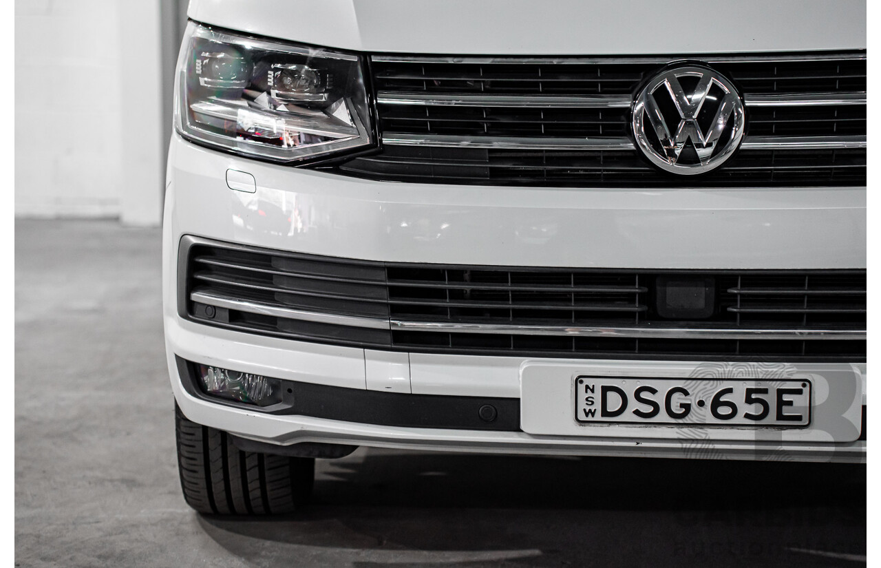 08/2017 Volkswagen Multivan Highline TDI450 (FWD) T6 MY18 4D Wagon Oryx White Pearl Turbo Diesel 2.0L