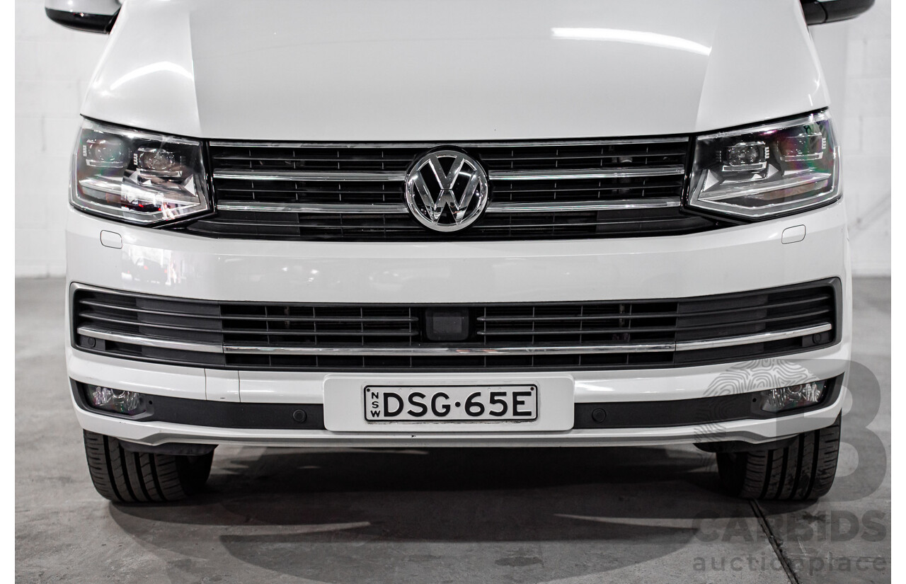 08/2017 Volkswagen Multivan Highline TDI450 (FWD) T6 MY18 4D Wagon Oryx White Pearl Turbo Diesel 2.0L