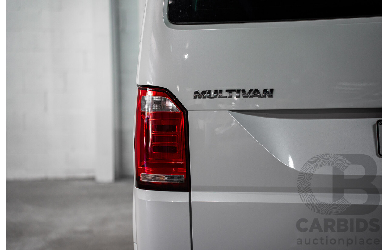 08/2017 Volkswagen Multivan Highline TDI450 (FWD) T6 MY18 4D Wagon Oryx White Pearl Turbo Diesel 2.0L