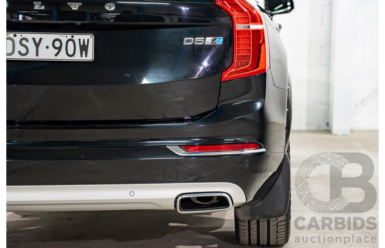 11/2017 Volvo XC90 D5 Inscription Polestar Upgrade (AWD) 256 MY18 4d Wagon Onyx Black Metallic Turbo Diesel 2.0L - 7 Seater