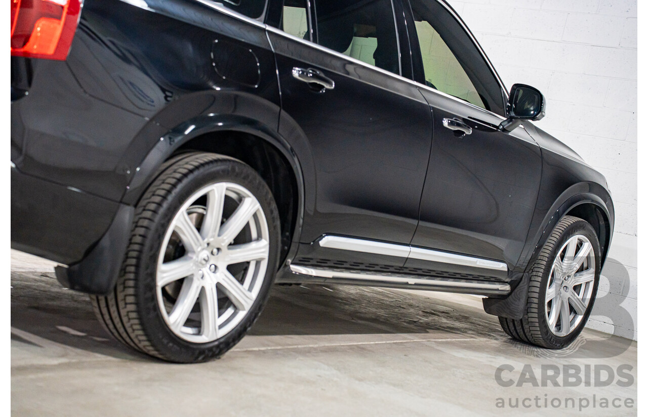 11/2017 Volvo XC90 D5 Inscription Polestar Upgrade (AWD) 256 MY18 4d Wagon Onyx Black Metallic Turbo Diesel 2.0L - 7 Seater