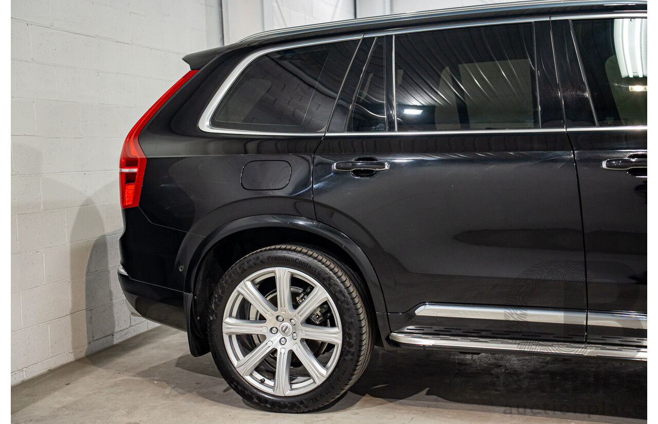 11/2017 Volvo XC90 D5 Inscription Polestar Upgrade (AWD) 256 MY18 4d Wagon Onyx Black Metallic Turbo Diesel 2.0L - 7 Seater