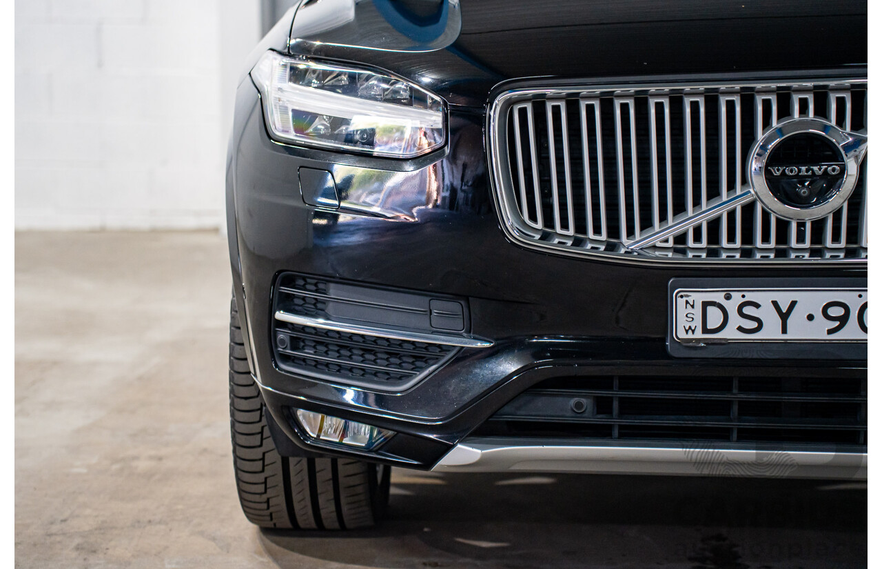 11/2017 Volvo XC90 D5 Inscription Polestar Upgrade (AWD) 256 MY18 4d Wagon Onyx Black Metallic Turbo Diesel 2.0L - 7 Seater