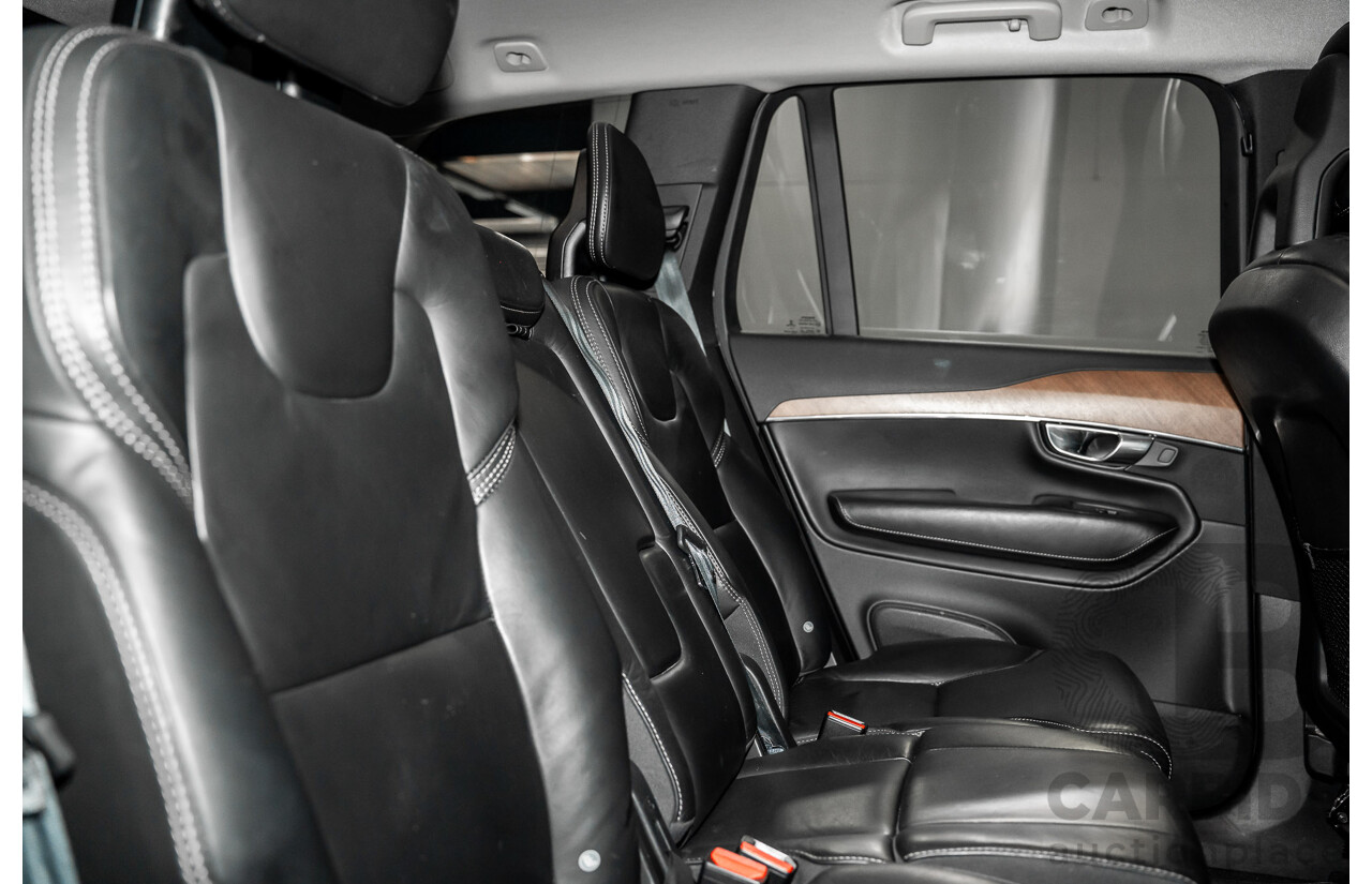 11/2017 Volvo XC90 D5 Inscription Polestar Upgrade (AWD) 256 MY18 4d Wagon Onyx Black Metallic Turbo Diesel 2.0L - 7 Seater