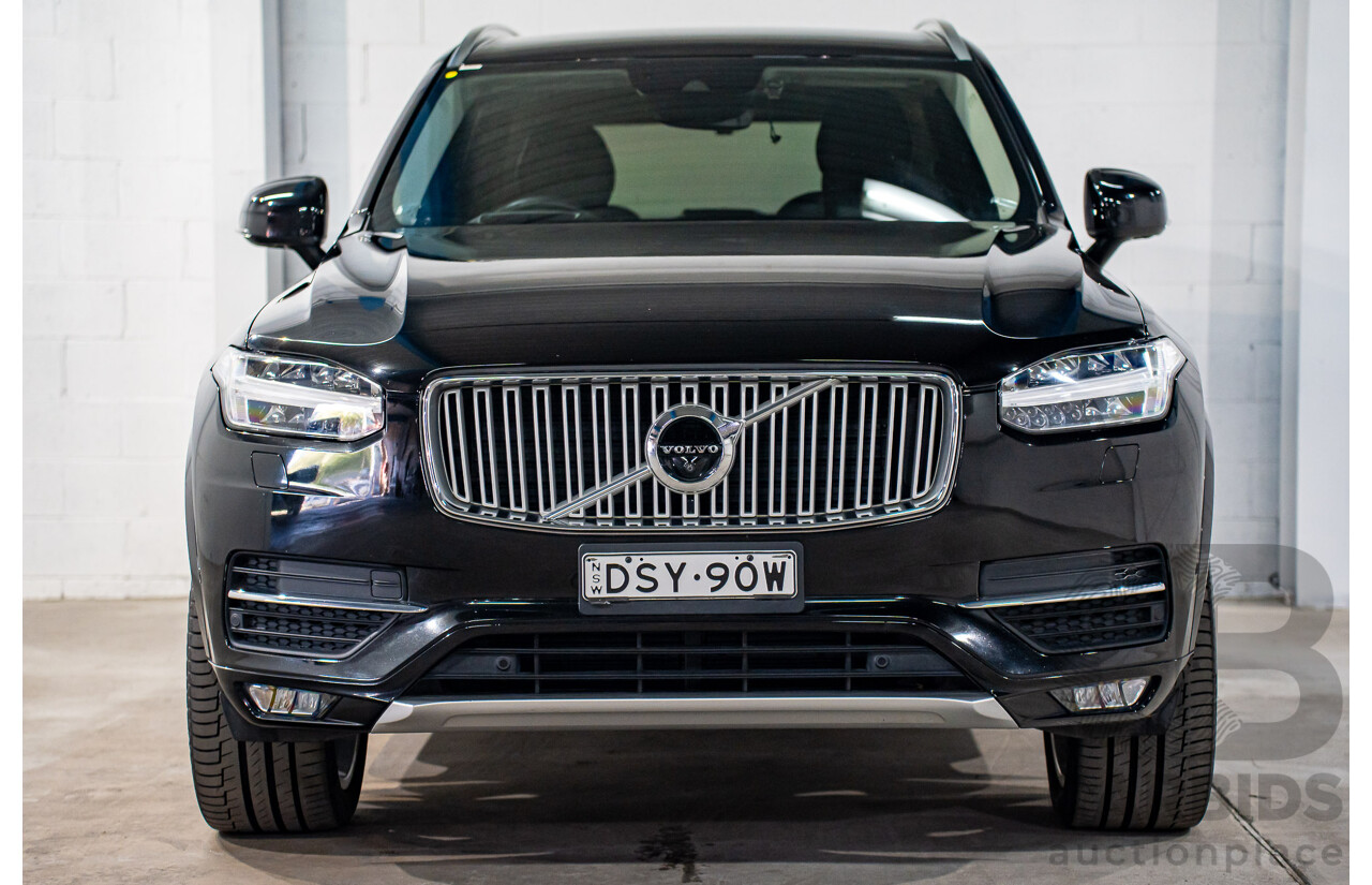 11/2017 Volvo XC90 D5 Inscription Polestar Upgrade (AWD) 256 MY18 4d Wagon Onyx Black Metallic Turbo Diesel 2.0L - 7 Seater