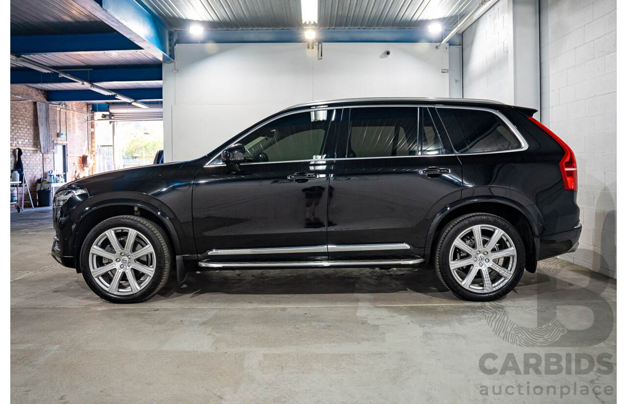 11/2017 Volvo XC90 D5 Inscription Polestar Upgrade (AWD) 256 MY18 4d Wagon Onyx Black Metallic Turbo Diesel 2.0L - 7 Seater