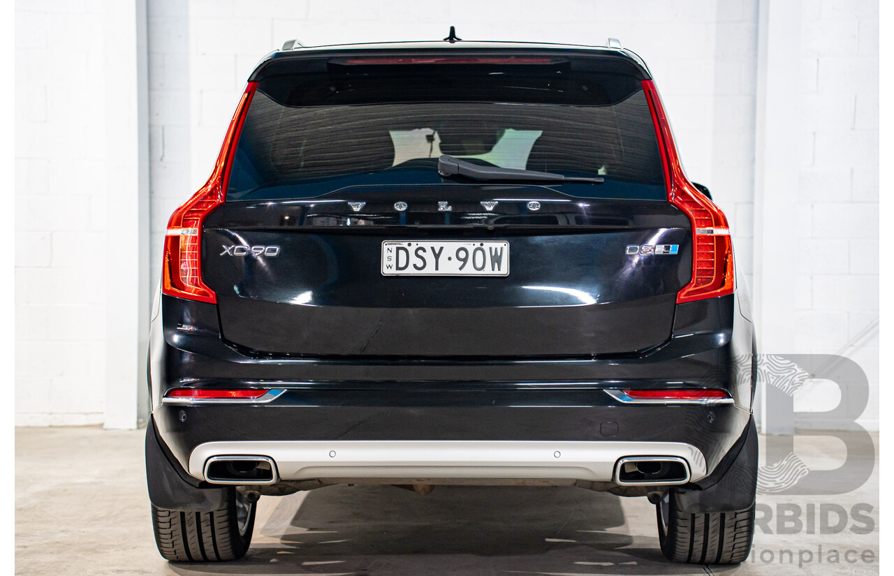 11/2017 Volvo XC90 D5 Inscription Polestar Upgrade (AWD) 256 MY18 4d Wagon Onyx Black Metallic Turbo Diesel 2.0L - 7 Seater